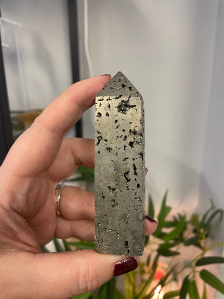 Pyrite Polished Tower