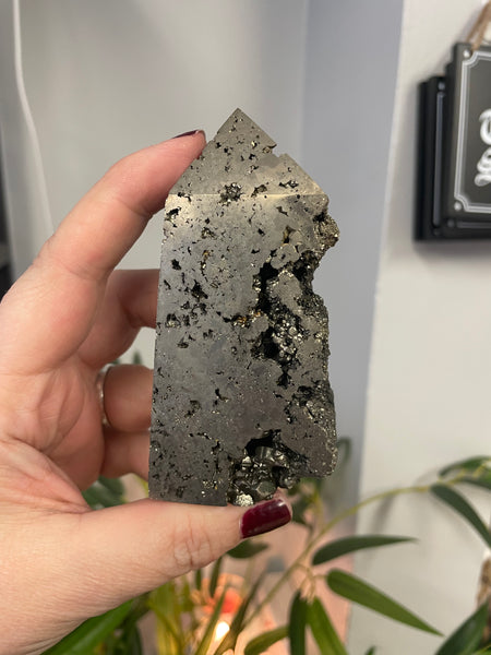 Pyrite Polished Tower