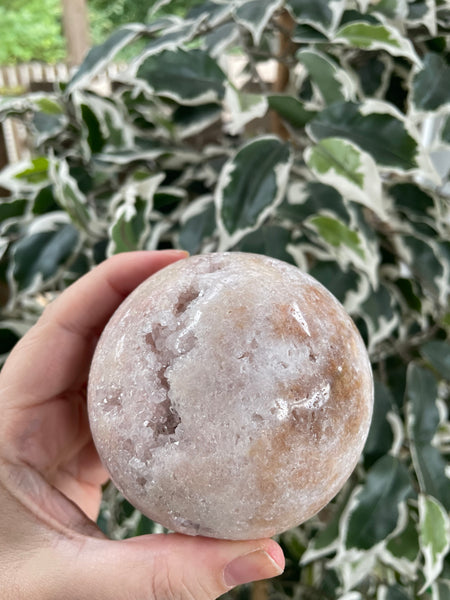 Pink Amethyst Druzy Sphere