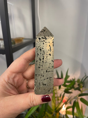 Pyrite Polished Tower