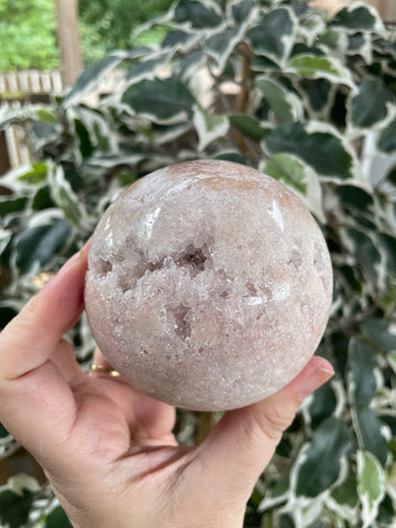 Pink Amethyst Druzy Sphere