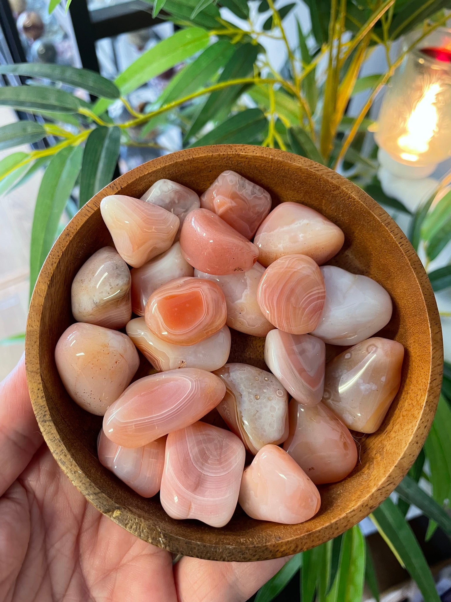 Apricot Agate Tumblestone