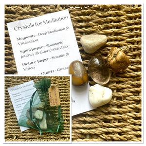 Crystals for Meditation Kit