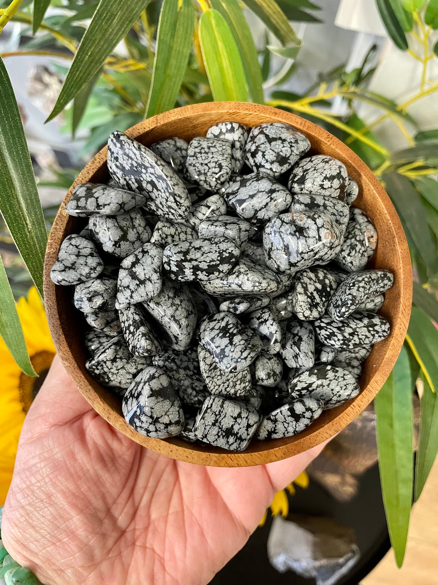 Snowflake Obsidian Tumblestone