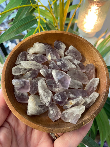 Raw Amethyst Tumblestone