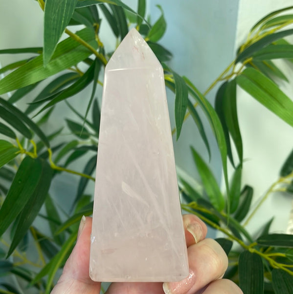 Rose Quartz Obelisk