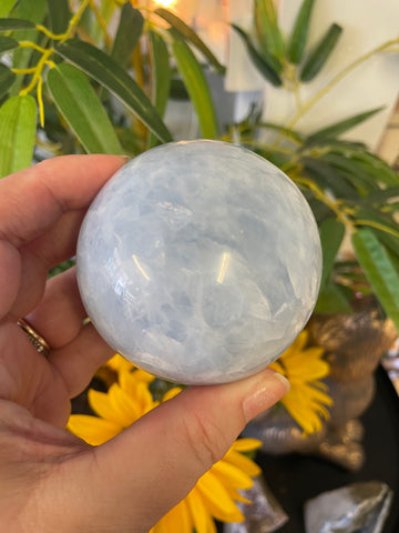 Blue Calcite Sphere