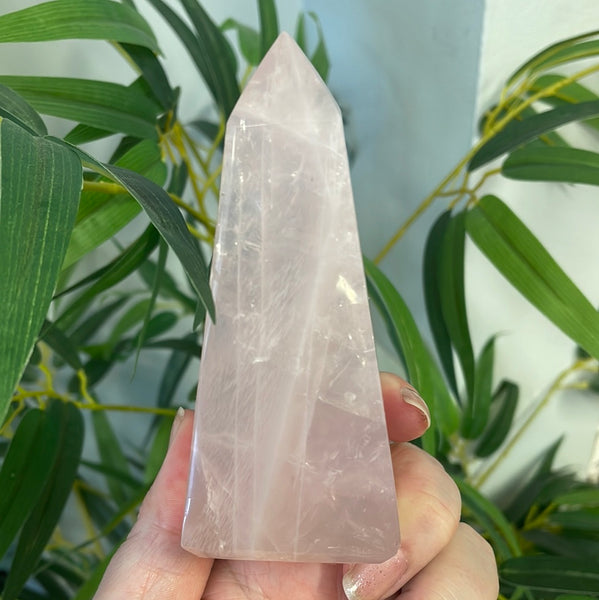 Rose Quartz Obelisk