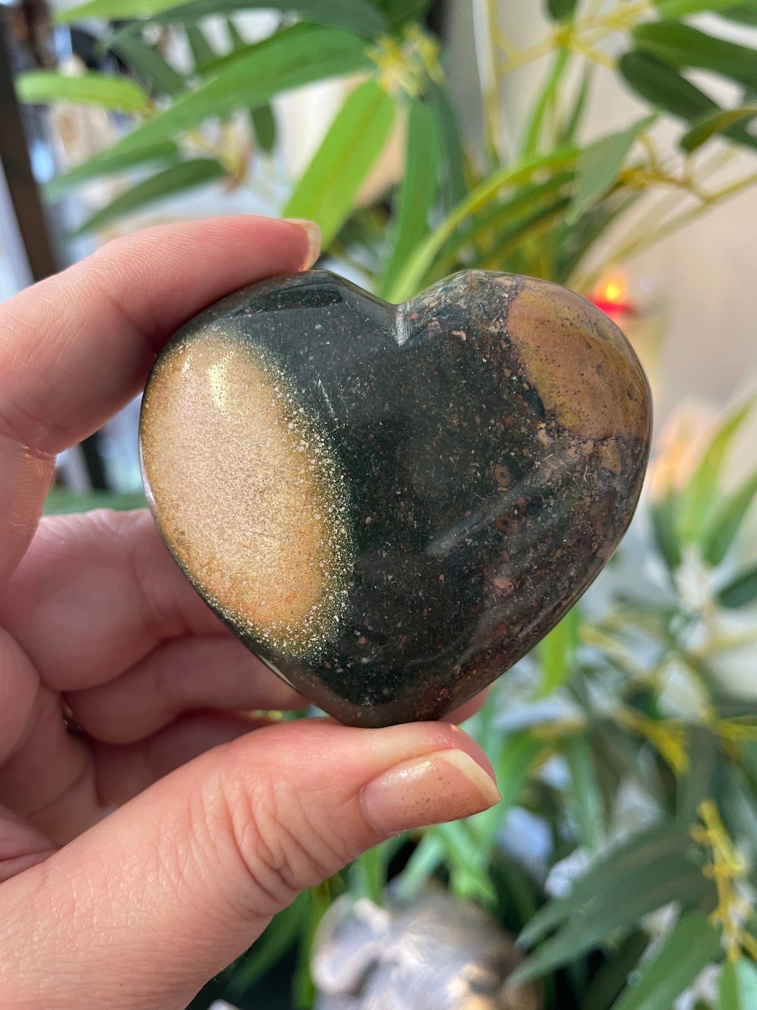 Ocean Jasper Heart