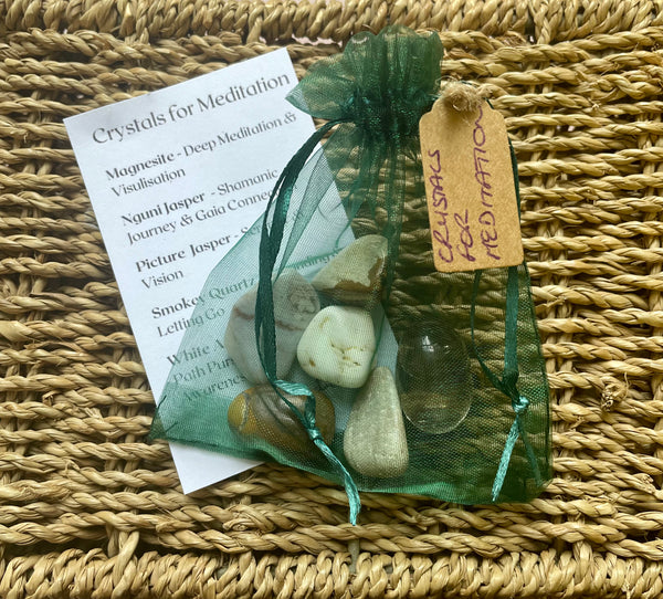 Crystals for Meditation Kit