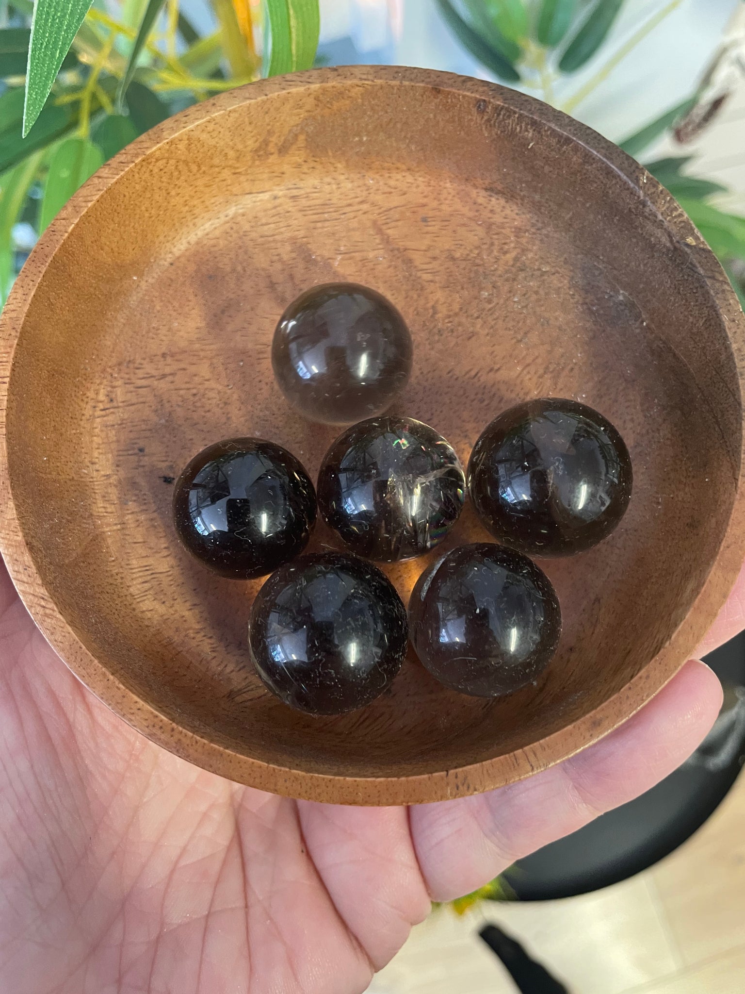 Smokey Quartz Rainbow Mini Sphere