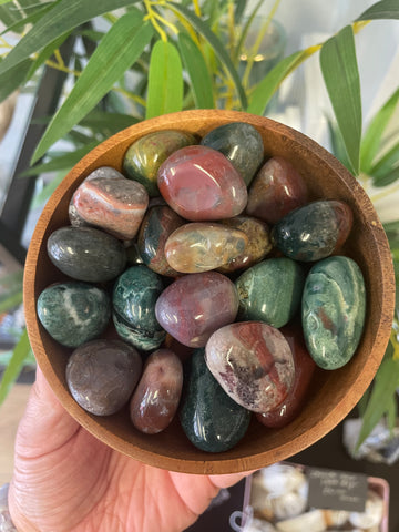 Ocean Jasper Tumblestone