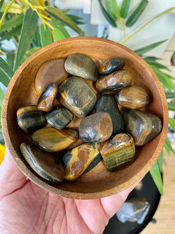 Mixed Tigers Eye Tumblestone