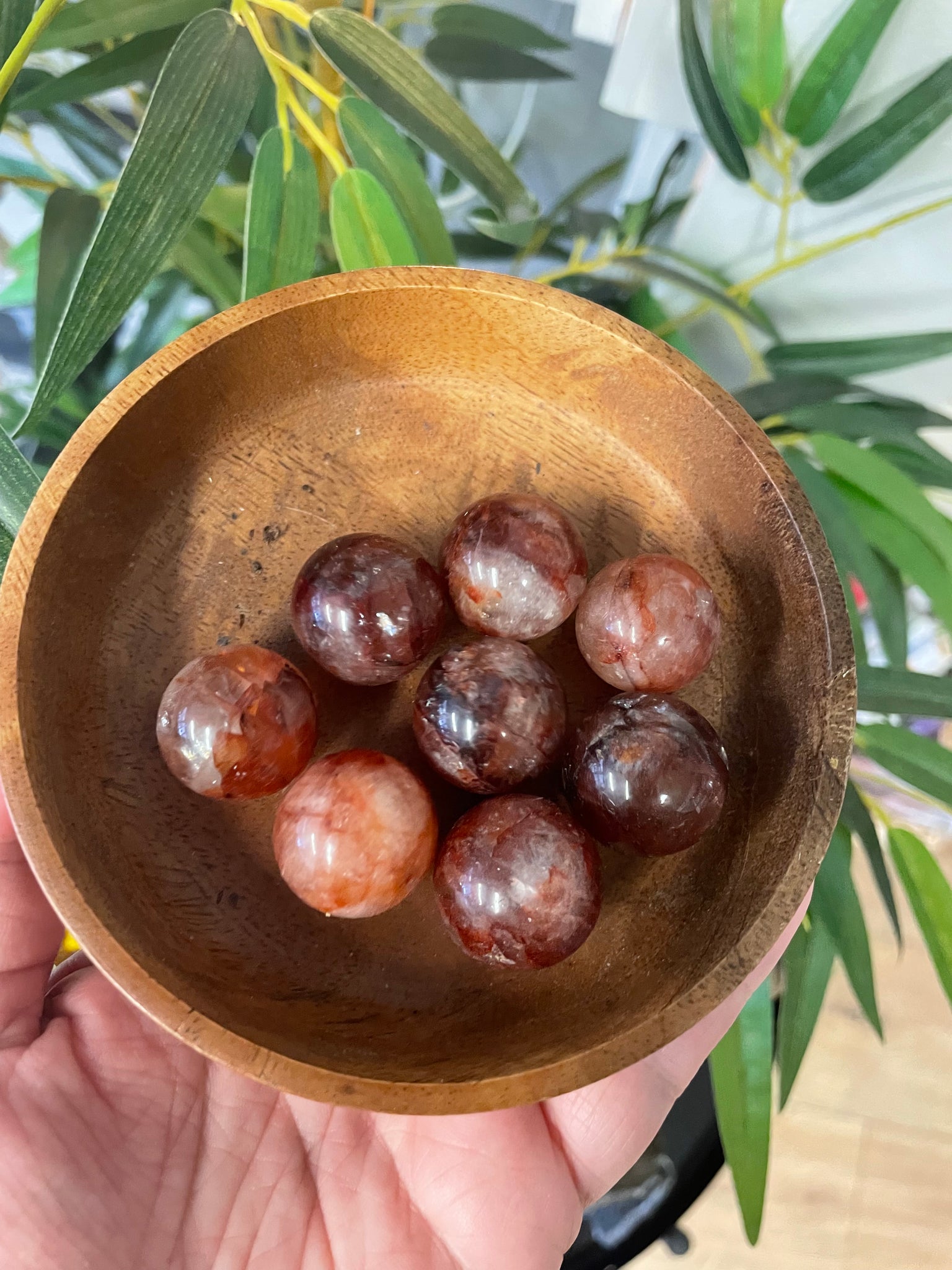 Fire Quartz Mini Sphere