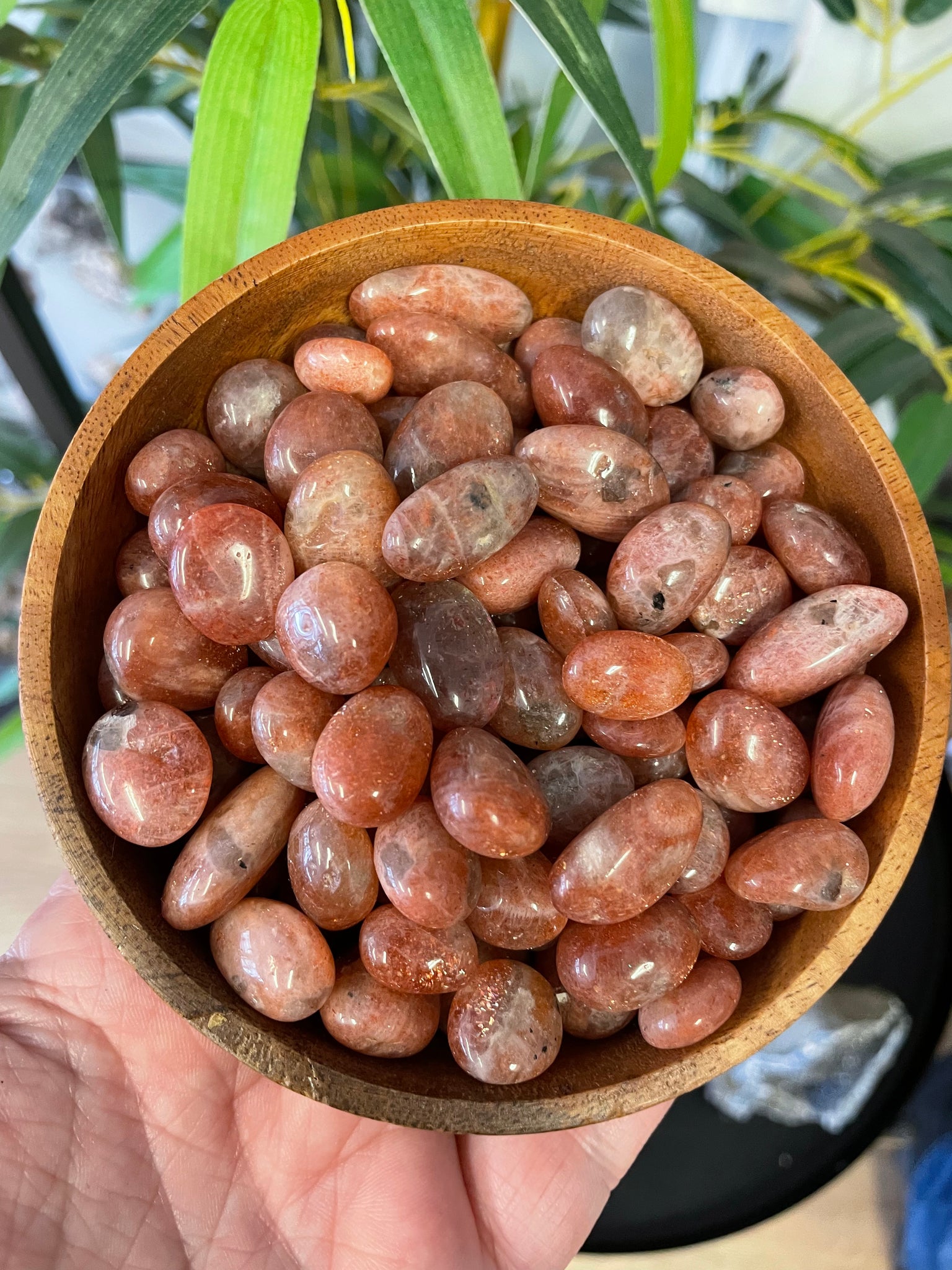 High Quality Sunstone Tumblestone