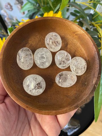 Crackled Quartz Tumblestones