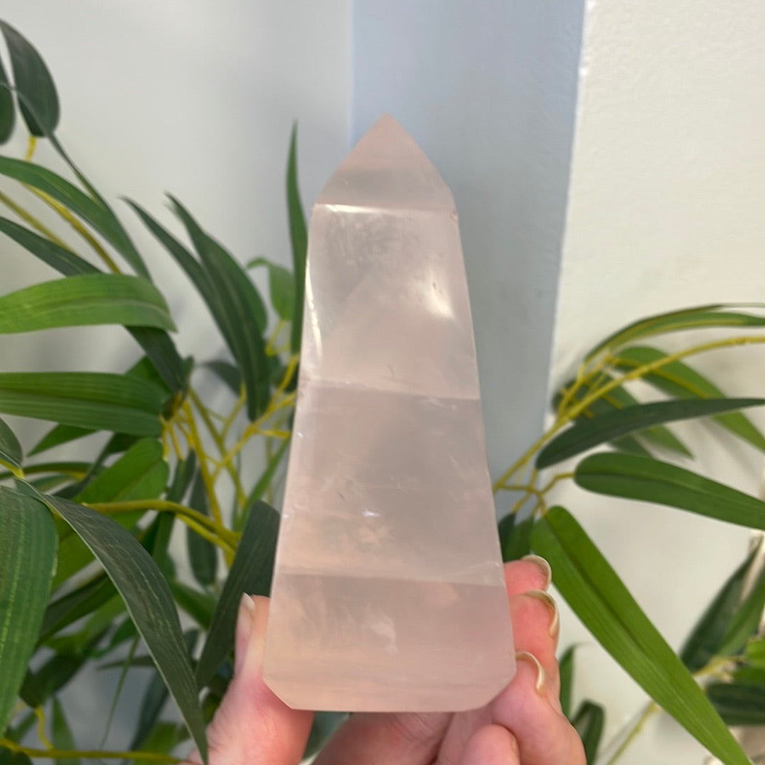 Rose Quartz Obelisk