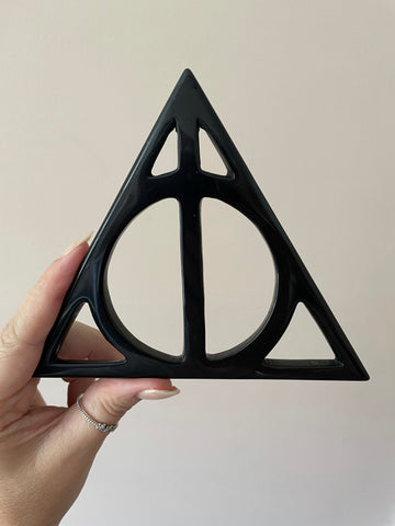 Obsidian Deathy Hallows Symbol