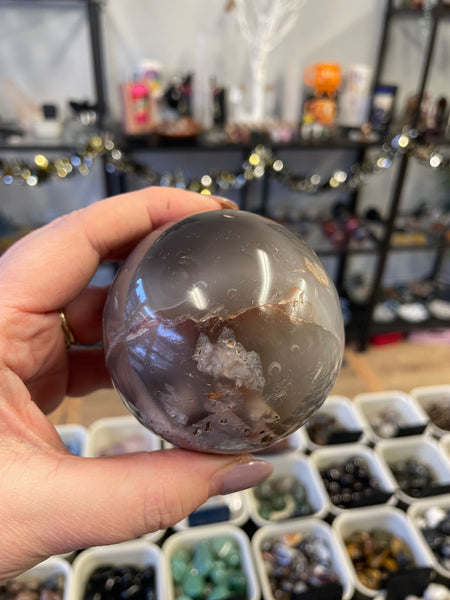 Orca Agate Sphere